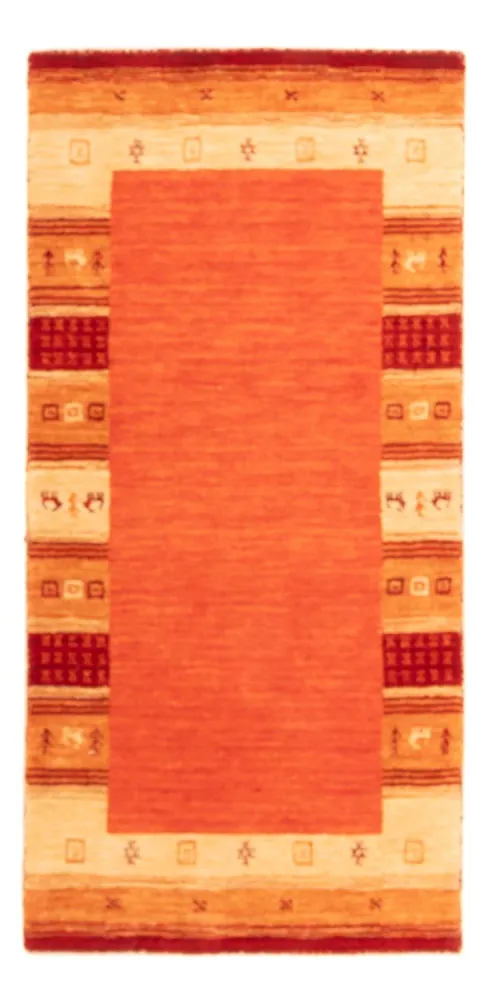 Gabbeh teppe - Indus - 145 x 70 cm - oransje