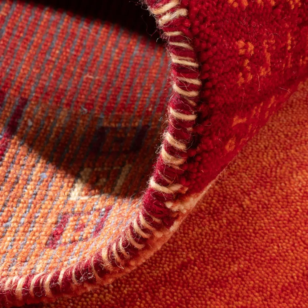 Gabbeh teppe - Indus - 145 x 70 cm - oransje