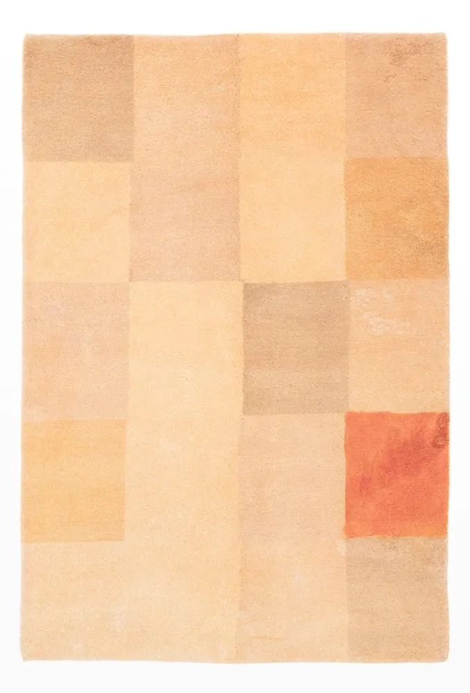 Gabbeh teppe - Indus - 190 x 130 cm - lys beige