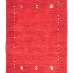 Gabbeh teppe - Indus - 90 x 60 cm - rød