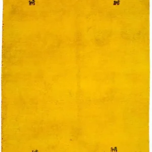 Gabbeh teppe - Indus - 202 x 141 cm - gull