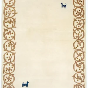 Gabbeh teppe - Indus - 228 x 155 cm - beige
