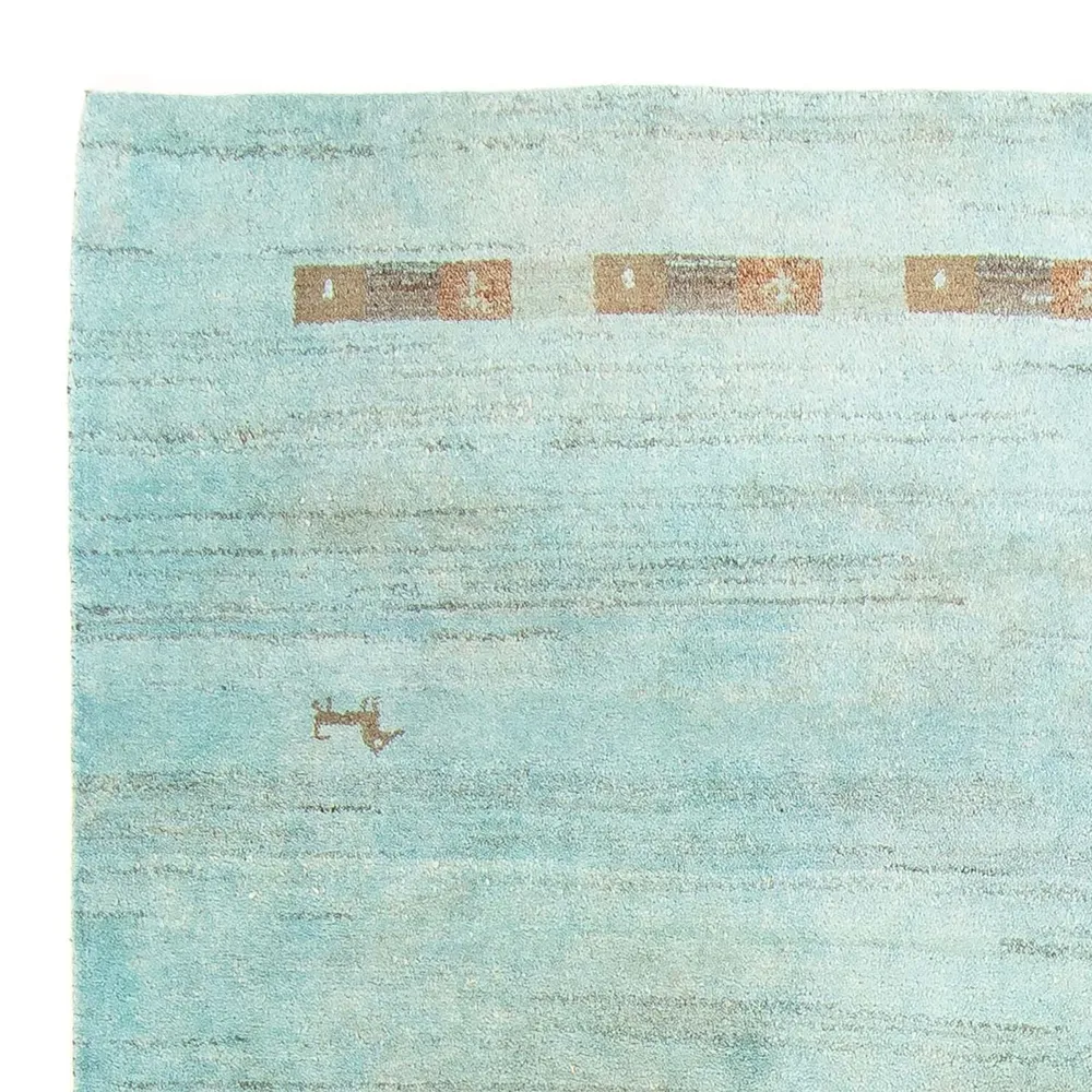 Gabbeh teppe - Indus - 237 x 170 cm - lyseblå