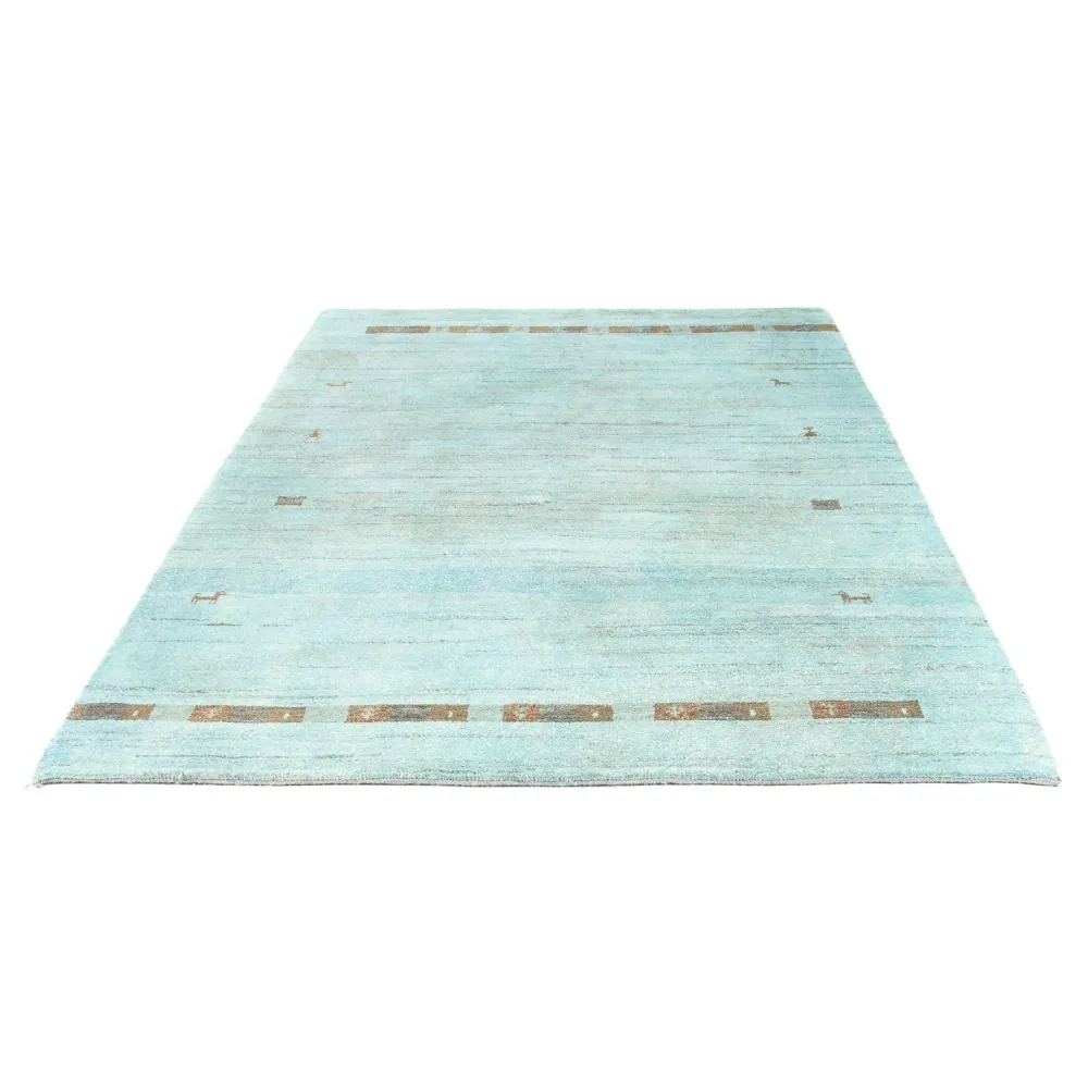 Gabbeh teppe - Indus - 237 x 170 cm - lyseblå