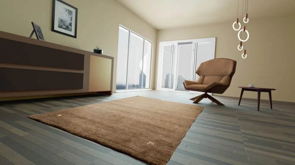 Gabbeh teppe - Indus - 250 x 200 cm - brun