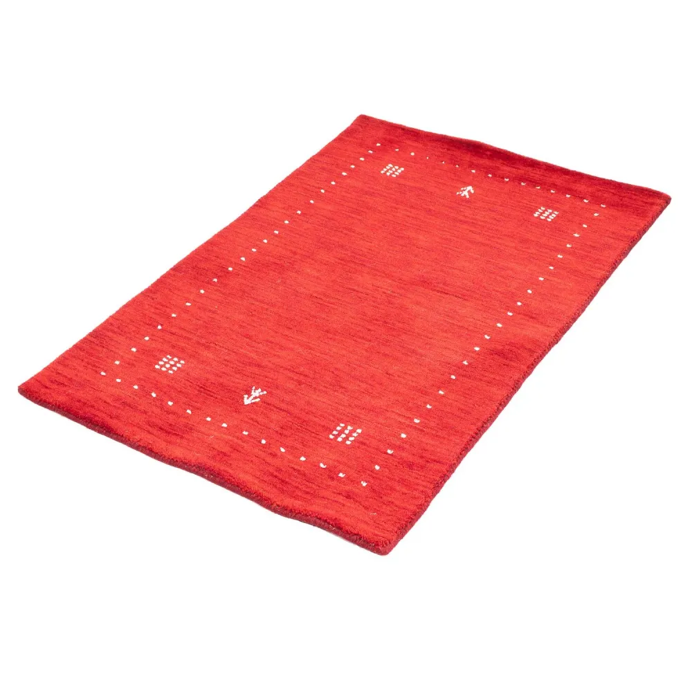 Gabbeh teppe - Indus - 90 x 60 cm - rød