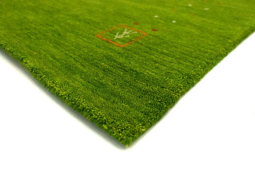 Gabbeh teppe - Indus - 60 x 40 cm - grønn