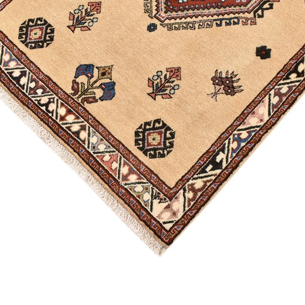 Gabbeh teppe - Kashkuli persisk teppe - 125 x 80 cm - lys beige