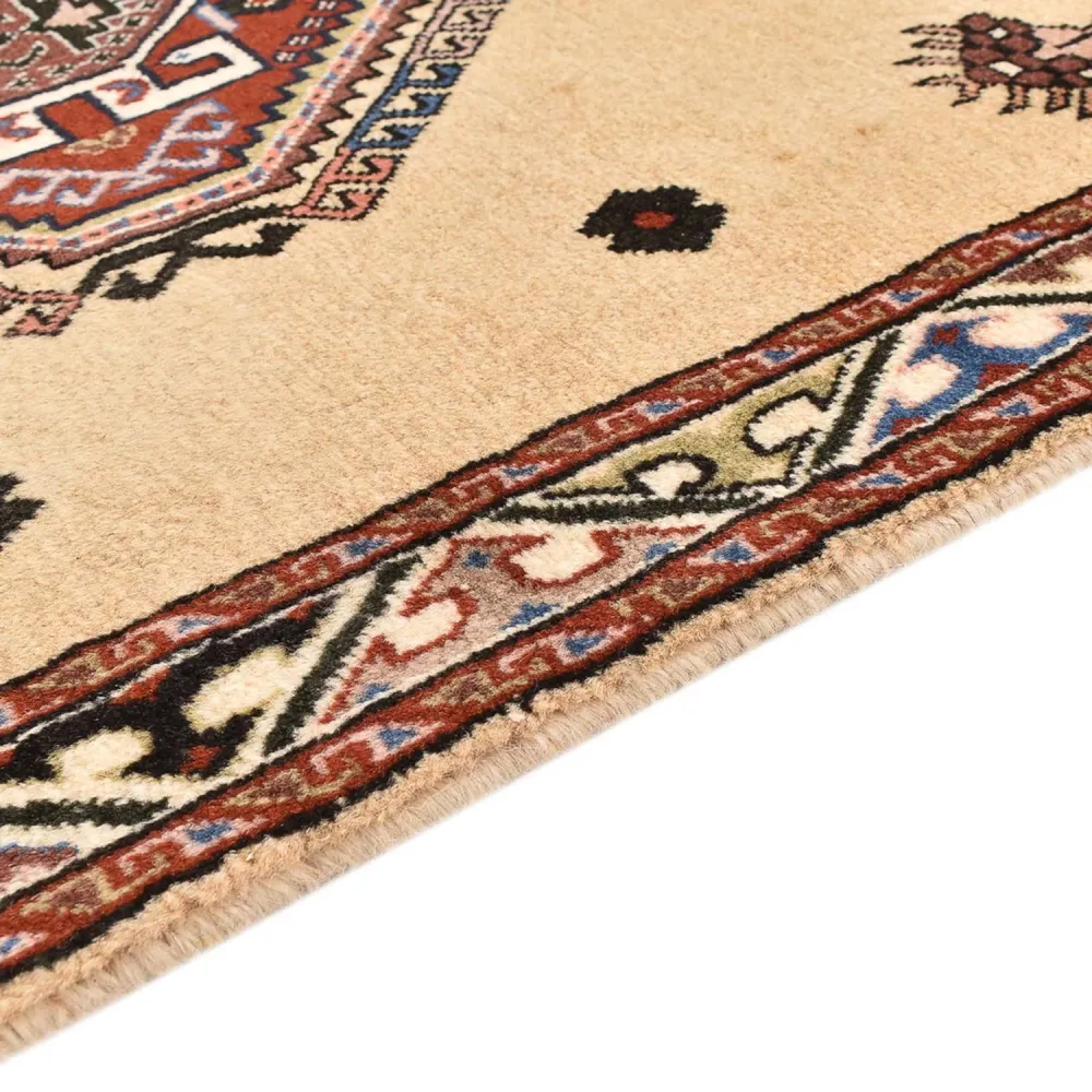 Gabbeh teppe - Kashkuli persisk teppe - 125 x 80 cm - lys beige