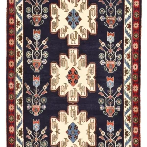 Gabbeh teppe - Kashkuli persisk teppe - 131 x 83 cm - flerfarget