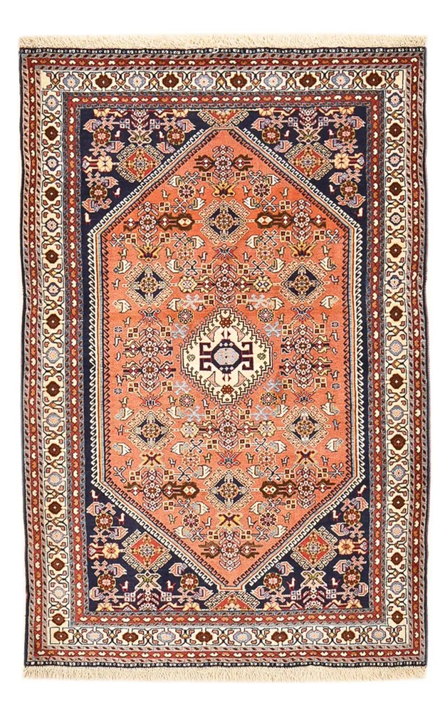 Gabbeh teppe - Kashkuli persisk teppe - 152 x 100 cm - lys rød