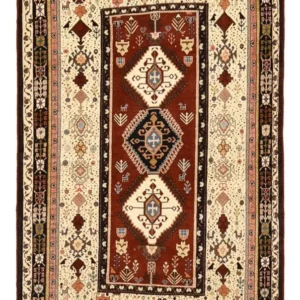 Gabbeh teppe - Kashkuli persisk teppe - 190 x 133 cm - flerfarget
