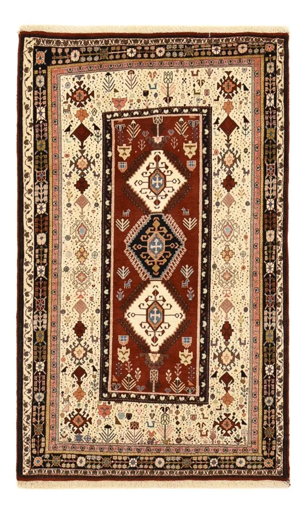 Gabbeh teppe - Kashkuli persisk teppe - 190 x 133 cm - flerfarget