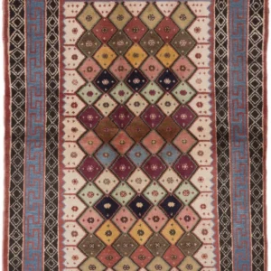Gabbeh teppe - Kashkuli persisk teppe - 190 x 132 cm - flerfarget