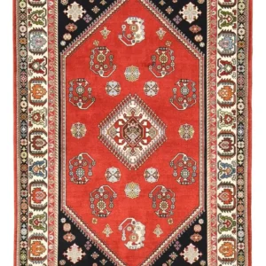 Gabbeh teppe - Kashkuli persisk teppe - 203 x 124 cm - rød