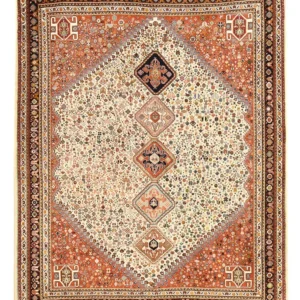 Gabbeh teppe - Kashkuli persisk teppe - 222 x 174 cm - sand