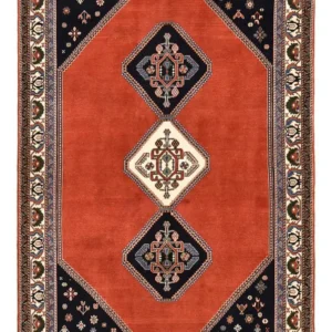 Gabbeh teppe - Kashkuli persisk teppe - 228 x 139 cm - rød