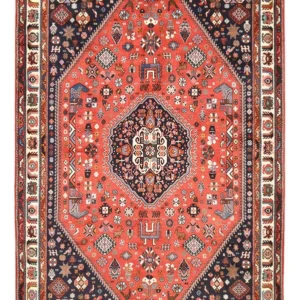 Gabbeh teppe - Kashkuli persisk teppe - 255 x 155 cm - lys rød