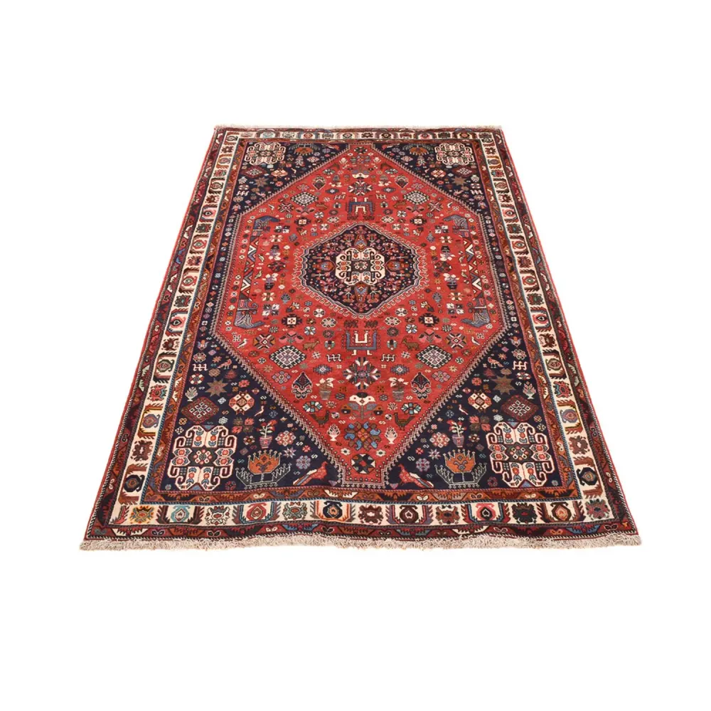 Gabbeh teppe - Kashkuli persisk teppe - 255 x 155 cm - lys rød