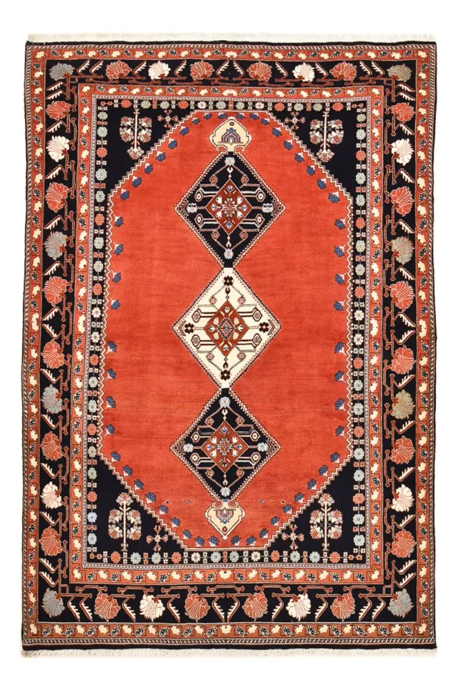 Gabbeh teppe - Kashkuli persisk teppe - 262 x 172 cm - lys rød