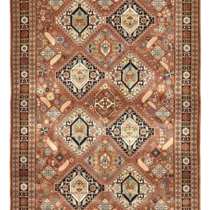 Gabbeh teppe - Kashkuli persisk teppe - 290 x 176 cm - mørk beige