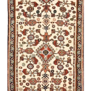 Gabbeh teppe - Kashkuli persisk teppe - 60 x 40 cm - beige