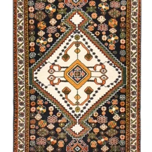 Gabbeh teppe - Kashkuli persisk teppe - 60 x 35 cm - flerfarget