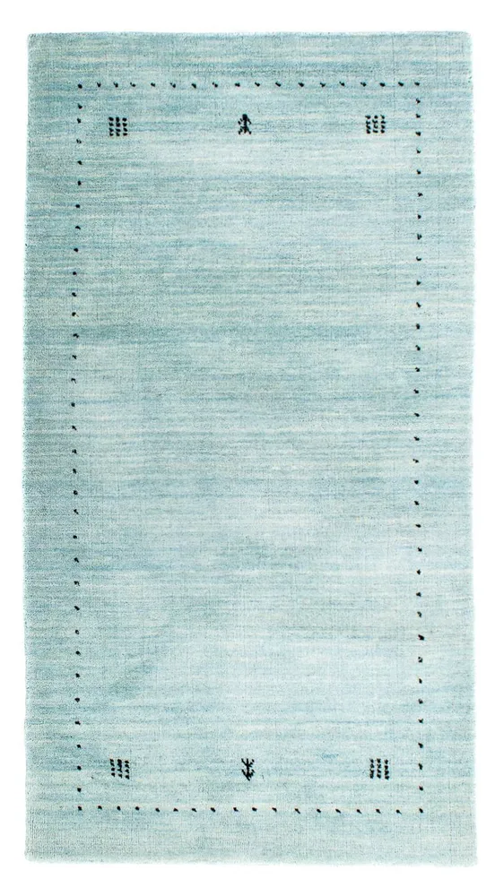 Gabbeh teppe - Loribaft Indus - 140 x 70 cm - lyseblå