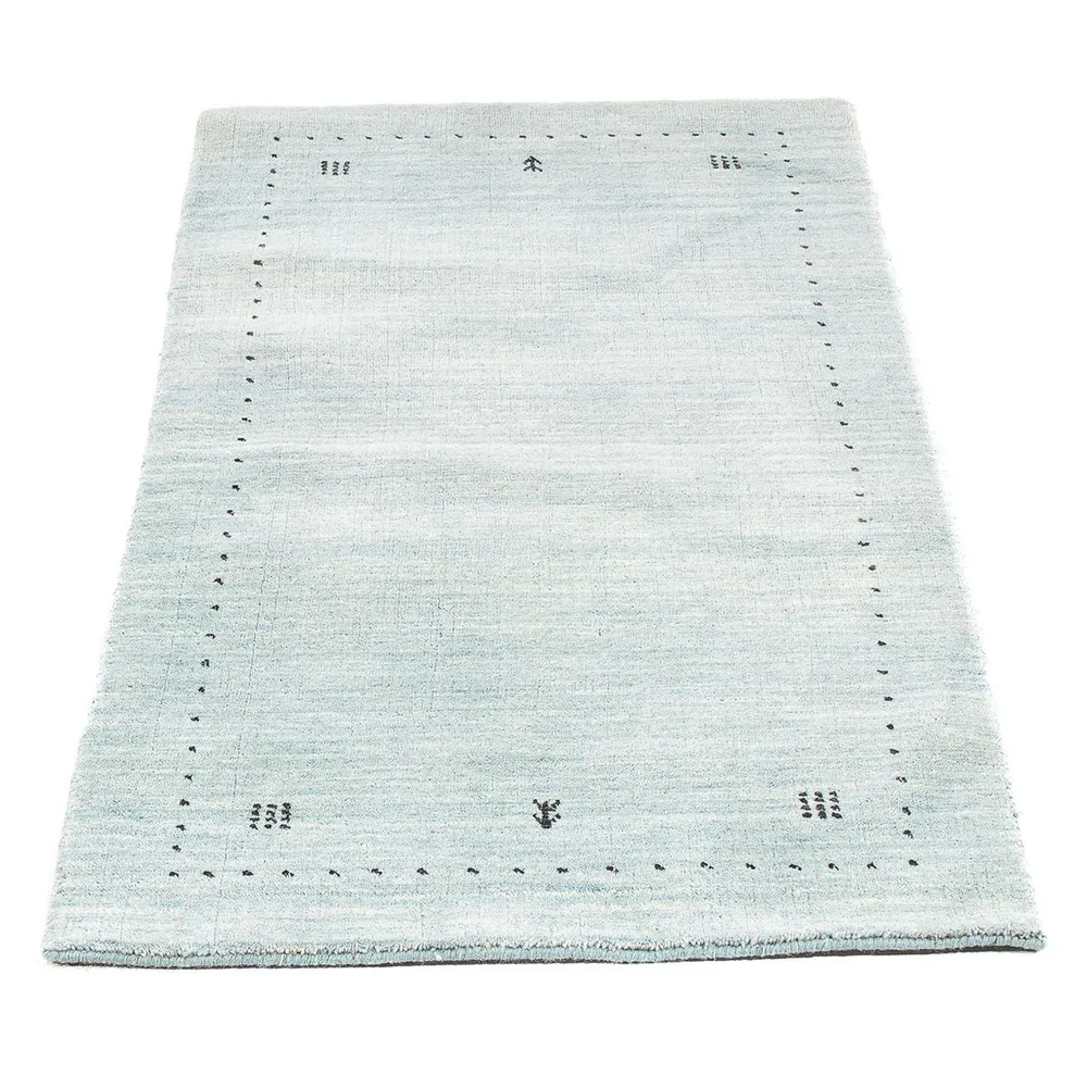 Gabbeh teppe - Loribaft Indus - 140 x 70 cm - lyseblå