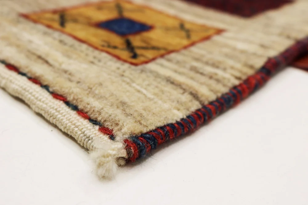 Gabbeh teppe - Loribaft Indus - 156 x 102 cm - beige