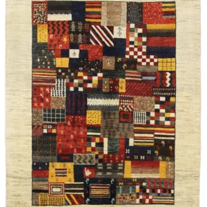 Gabbeh teppe - Loribaft Indus - 200 x 154 cm - flerfarget