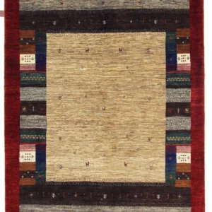 Gabbeh teppe - Loribaft Indus - 213 x 157 cm - beige