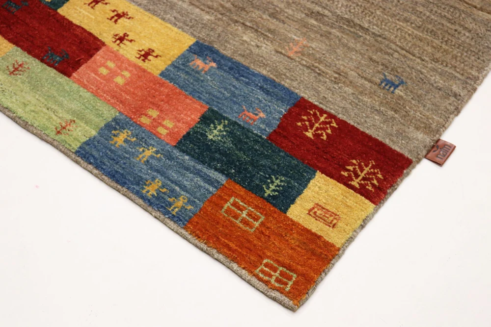Gabbeh teppe - Loribaft Indus - 236 x 170 cm - flerfarget