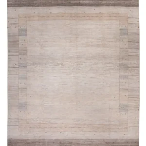 Gabbeh teppe - Loribaft Indus - 396 x 300 cm - taupe