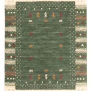 Gabbeh teppe - Loribaft Indus - 90 x 60 cm - flerfarget