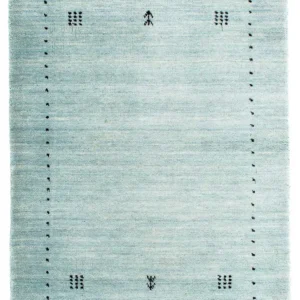 Gabbeh teppe - Loribaft Indus - 95 x 65 cm - lyseblå