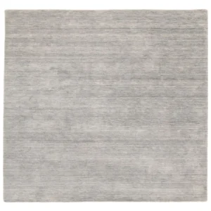 Gabbeh teppe - Loribaft Indus square - 200 x 200 cm - lysegrå
