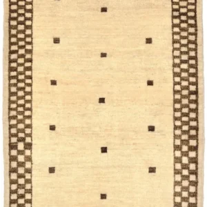 Gabbeh teppe - Loribaft persisk teppe - 108 x 71 cm - sand