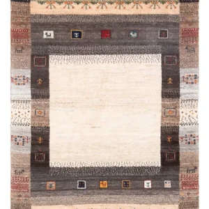 Gabbeh teppe - Loribaft persisk teppe - 121 x 80 cm - flerfarget