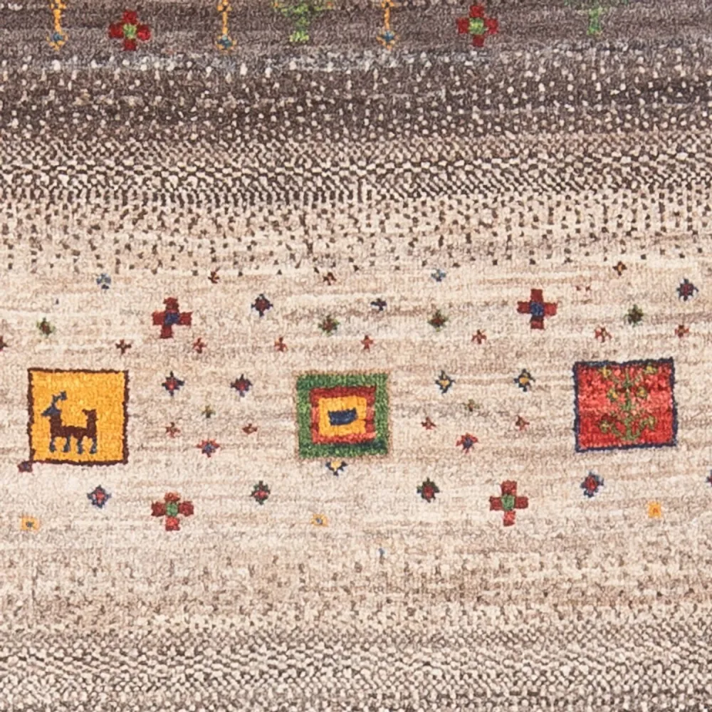Gabbeh teppe - Loribaft persisk teppe - 123 x 86 cm - flerfarget
