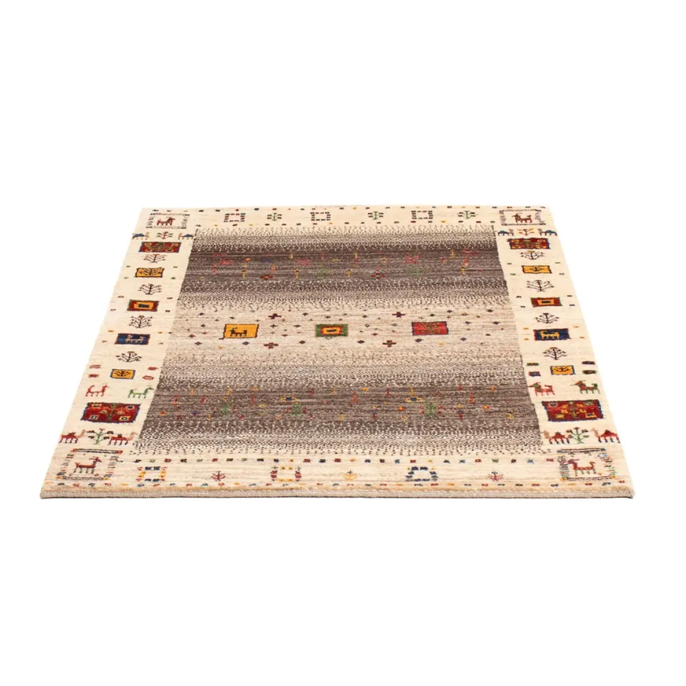 Gabbeh teppe - Loribaft persisk teppe - 123 x 86 cm - flerfarget