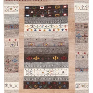 Gabbeh teppe - Loribaft persisk teppe - 127 x 83 cm - flerfarget