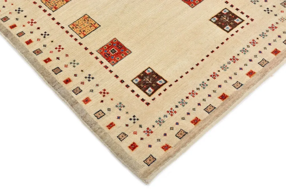 Gabbeh teppe - Loribaft persisk teppe - 127 x 84 cm - flerfarget