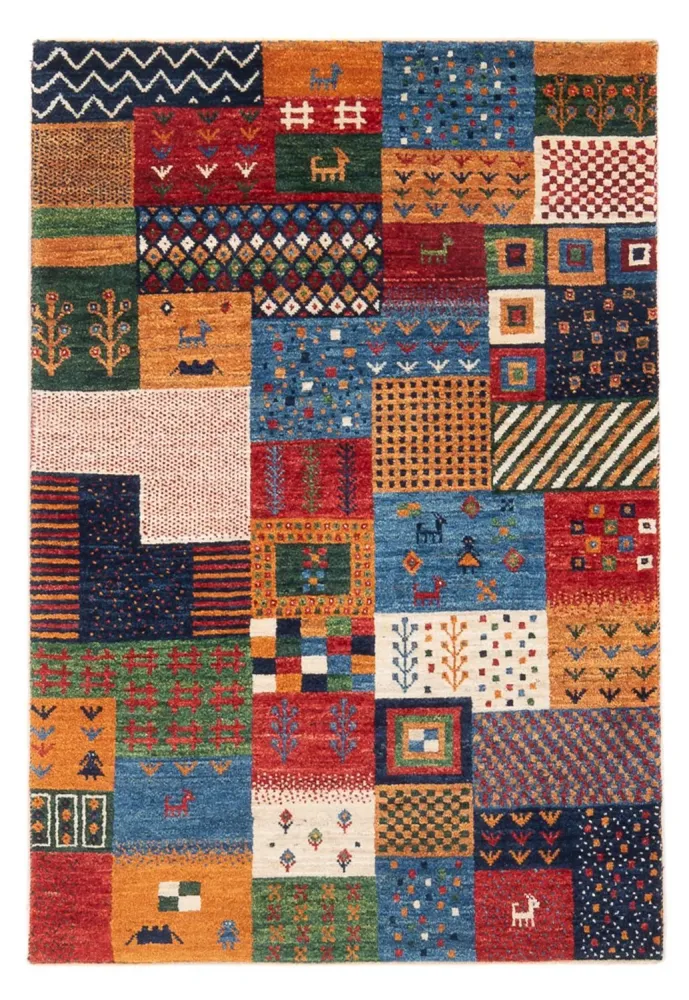 Gabbeh teppe - Loribaft persisk teppe - 130 x 82 cm - flerfarget