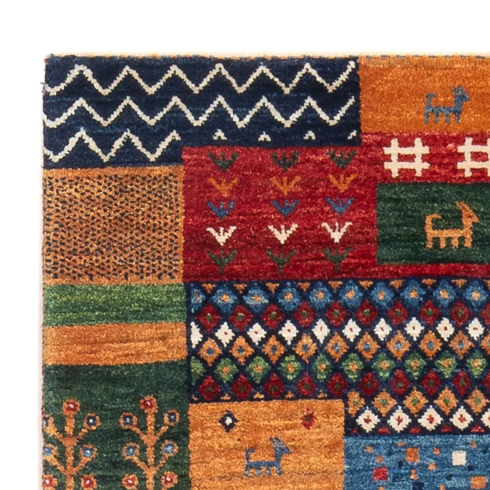 Gabbeh teppe - Loribaft persisk teppe - 130 x 82 cm - flerfarget