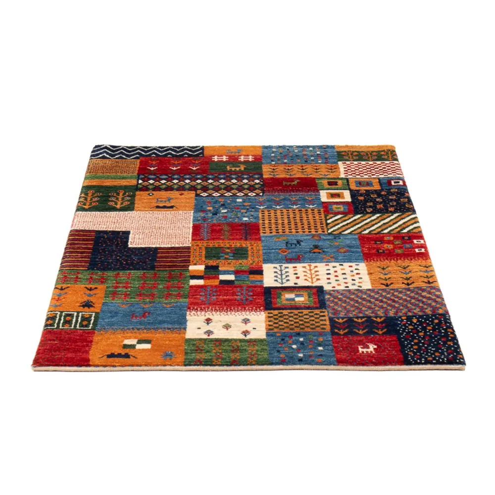 Gabbeh teppe - Loribaft persisk teppe - 130 x 82 cm - flerfarget