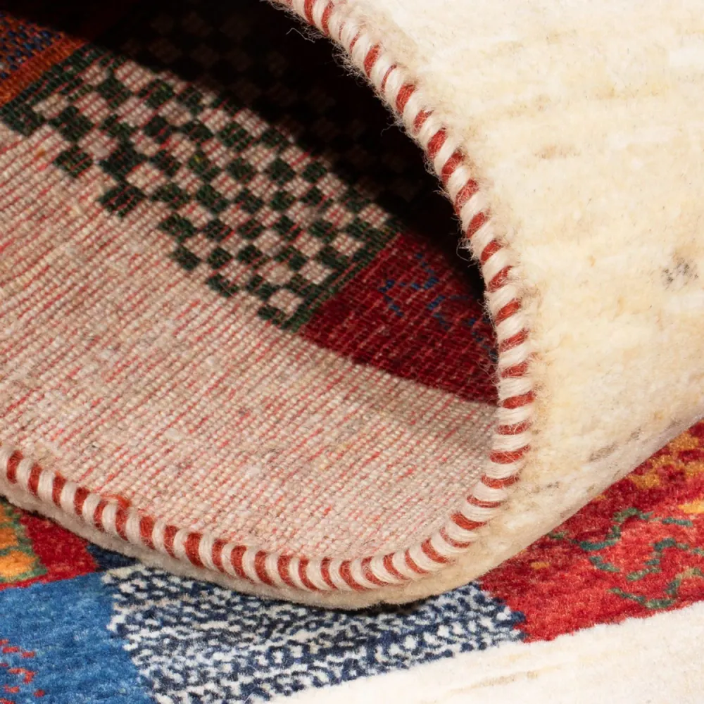 Gabbeh teppe - Loribaft persisk teppe - 130 x 84 cm - flerfarget