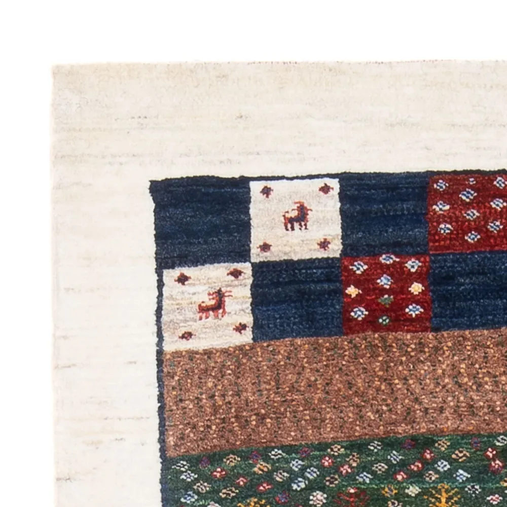 Gabbeh teppe - Loribaft persisk teppe - 131 x 86 cm - flerfarget