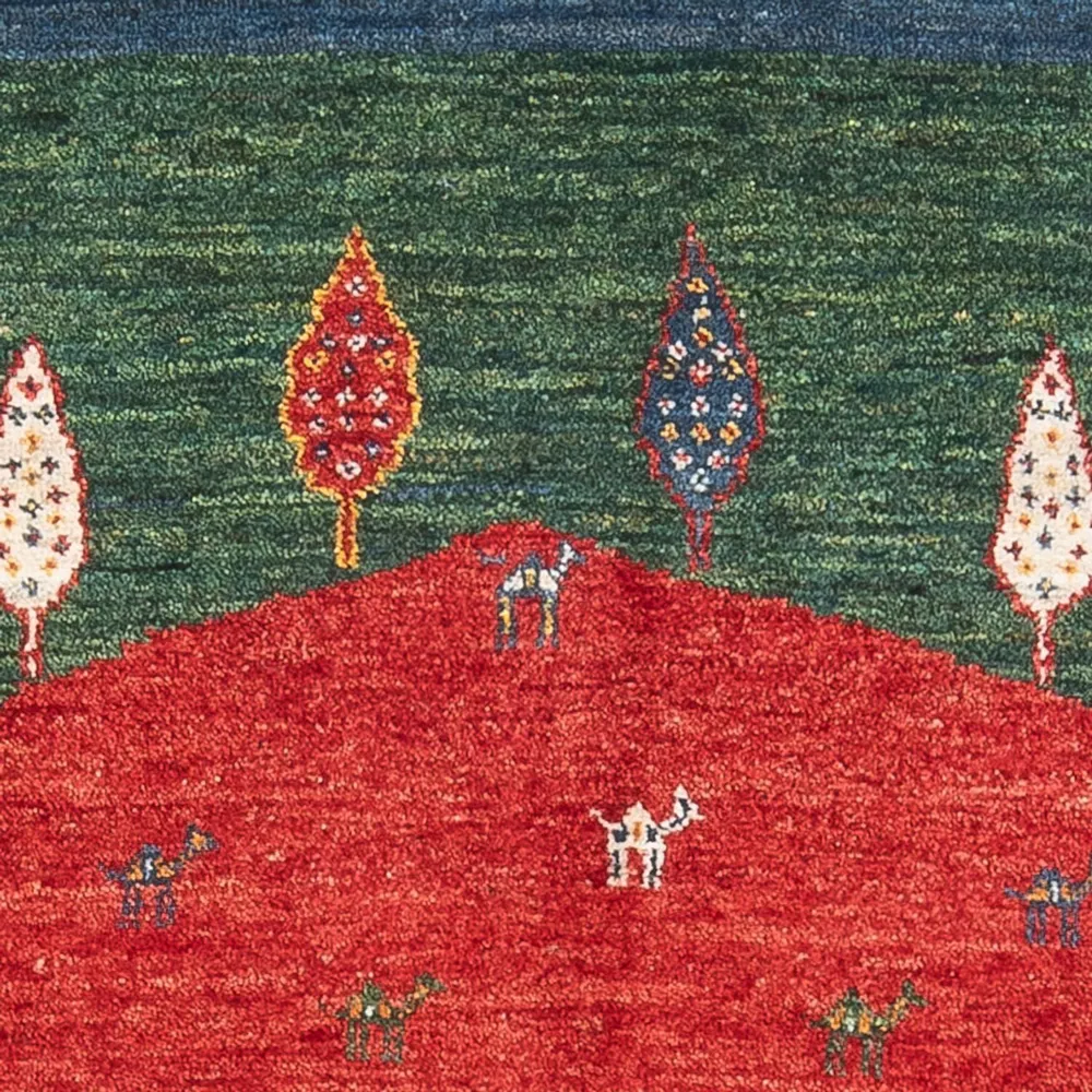 Gabbeh teppe - Loribaft persisk teppe - 131 x 81 cm - flerfarget
