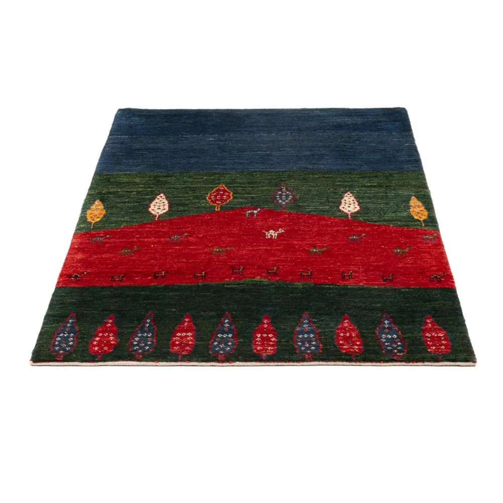 Gabbeh teppe - Loribaft persisk teppe - 131 x 81 cm - flerfarget
